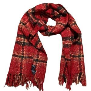 Guillaume de Mons Paris mohair polyester wool blend scarf